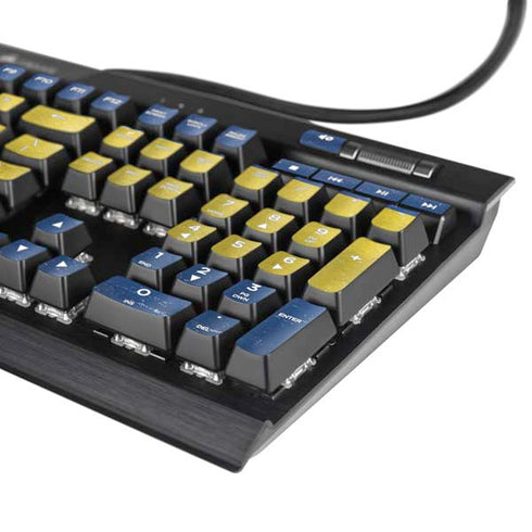 Sweden Flag Distressed K95 RGB PLATINUM Mechanical Gaming Keyboard Skin